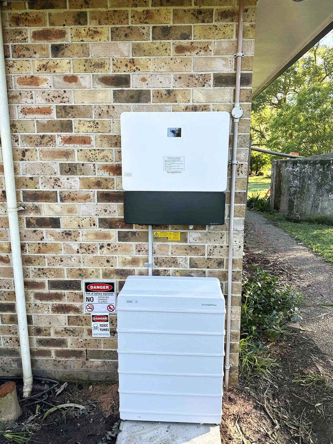 Sungrow inverter and battery installation Sungrow inverter and battery installation