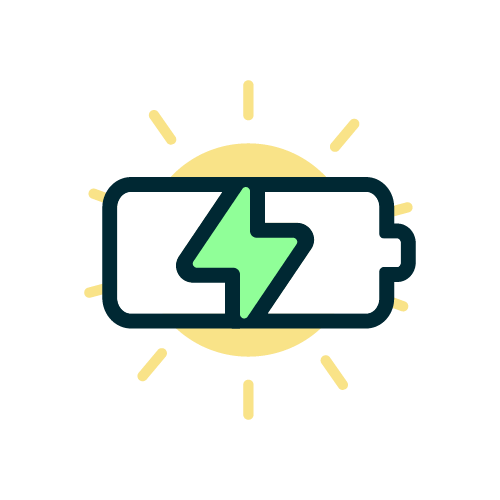 Battery storage Icon Battery storage Icon