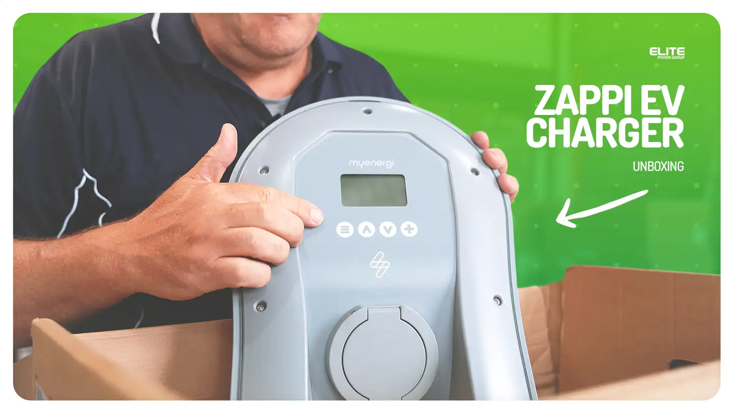 Zappi ev charger unboxing video